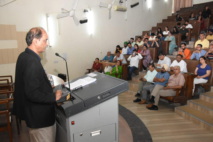 The prestigious Colloquium series distinguished lecture of Panjab University was delivered by Prof. Balkrishna Vithal Bhosale